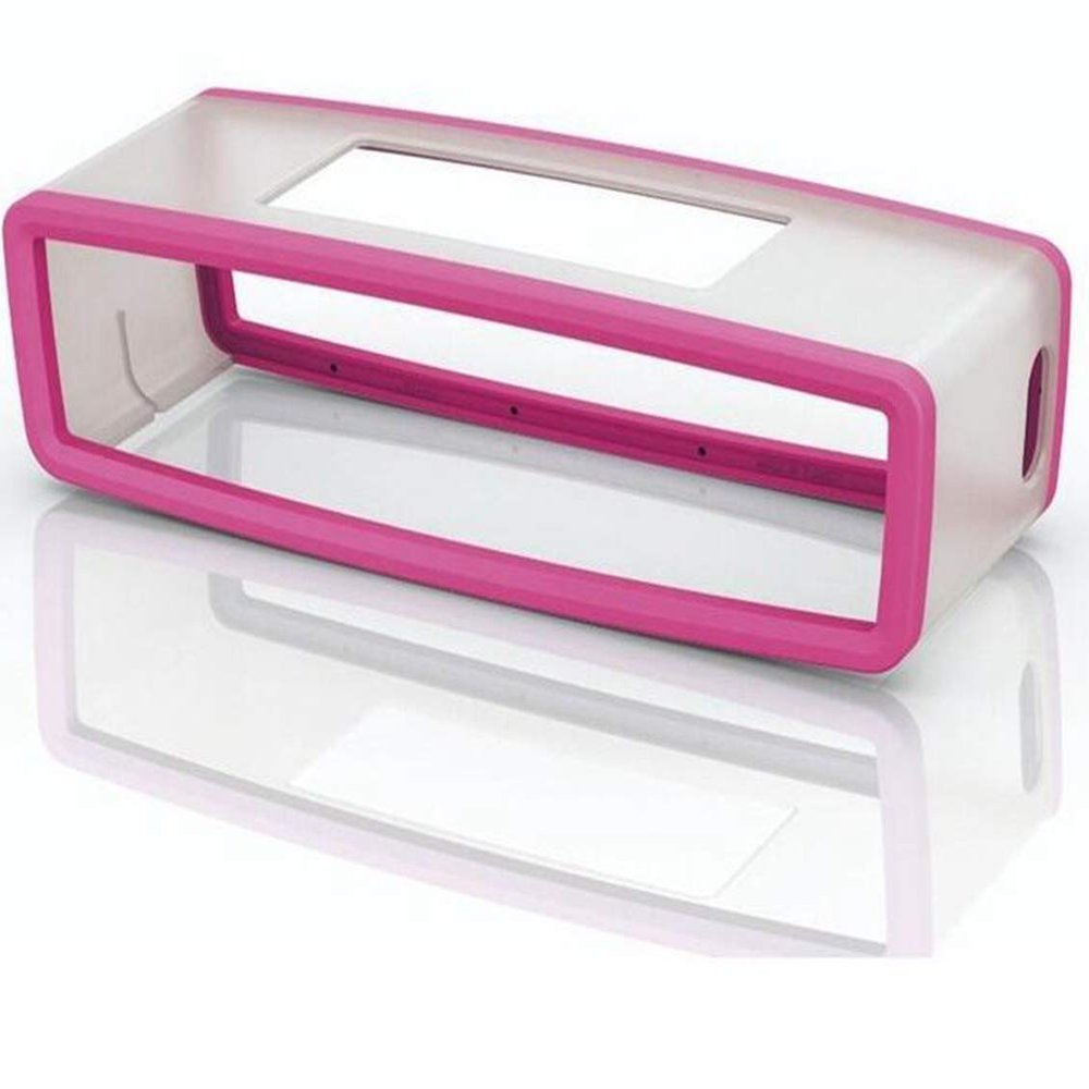 EmyTock Replacement TPU Gel Soft Case Skin Cover Pouch Box for Bose Soundlink Mini 10 Bluetooth Speaker Pink