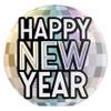 Happy New Year" Disco Ball Drop Easel Sign - 1ct, 11" x 11 3/8 view 1