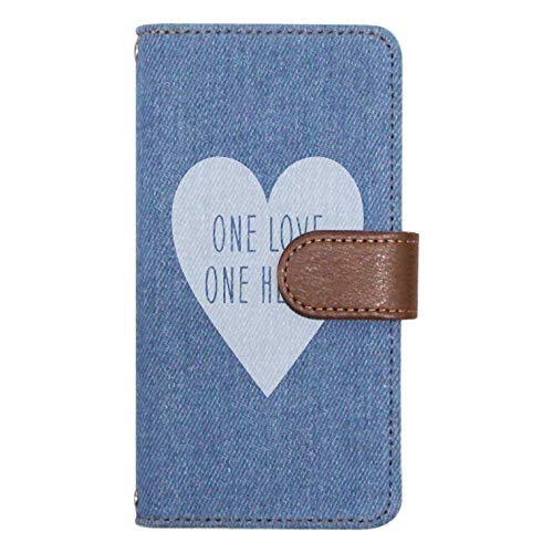 iPod touch6 case Cover Notebook Type iPod Touch 6#012 Denim Light Blue Heart Smartphone Cover Smartphone case Notebook case Notebook Cover touch6-tc012-lb07