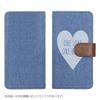 iPod touch6 case Cover Notebook Type iPod Touch 6#012 Denim Light Blue Heart Smartphone Cover Smartphone case Notebook case Notebook Cover touch6-tc012-lb07 view 2