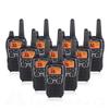 Midland T71VP3 36 Channel FRS Two-Way Radio - Up to 38 Mile Range Walkie Talkie - Black/Silver (Pack of 10) view 1
