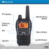 Midland T71VP3 36 Channel FRS Two-Way Radio - Up to 38 Mile Range Walkie Talkie - Black/Silver (Pack of 10) view 2