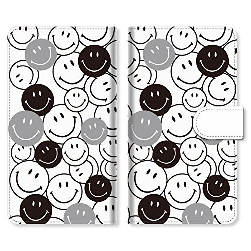 Jills Design iPod Touch 6 Case Cover Notebook Type iPod Touch 6 i05 Smile Pattern White Smartphone Cover Smartphone Case Notebook Cover Touch6-tpi05
