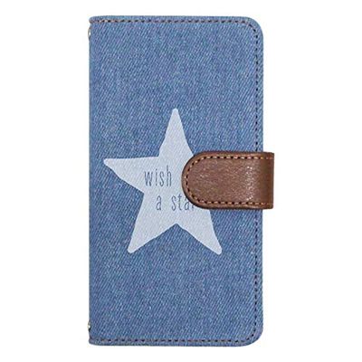 iPod touch6 case Cover Notebook Type ipad Touch 6#012 Denim Light Blue Star Smartphone Cover Smartphone case Notebook Cover touch6-tc012-lb06