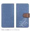 (Jills Design) iPod touch6 case Cover Notebook Type iPod Touch 6#012 Denim Light Blue Swirl Smartphone Cover Smartphone case Notebook case Notebook Cover touch6-tc012-lb05 view 2