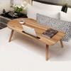 Desk for Small Spaces Laptop Table Simple Folding Mini Desk Writing Desk Dormitory Bracket Notebook Table MDF Material Desk for Sofa/Bedroom/Overbed view 2