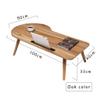 Desk for Small Spaces Laptop Table Simple Folding Mini Desk Writing Desk Dormitory Bracket Notebook Table MDF Material Desk for Sofa/Bedroom/Overbed view 3