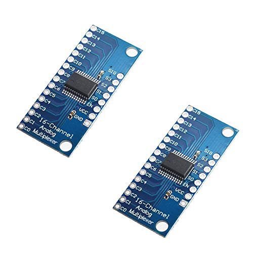 Ximimark 2Pcs 16CH Analog Digital Multiplexer Breakout Board Module CD74HC4067 CMOS Precise Module for Arduino