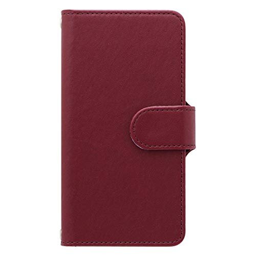 DIGNO J 704KC Case Cover Notebook Type Digno #011 Smooth Maroon Smartphone Cover Smartphone Case Notebook Case Notebook Cover 704kc-tc011-ma
