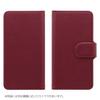 Android One X3 Case Cover Notebook Type Android One X3 #011 Smooth Maroon Smartphone Cover Smartphone Case Notebook Case Notebook Cover x3-tc011-ma view 3