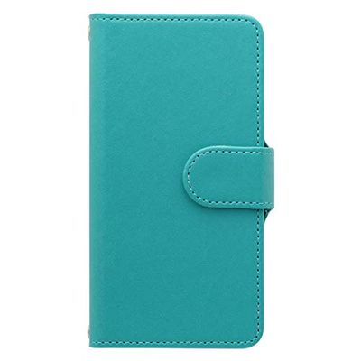 Android One X2 Case Cover Notebook Type Android One X2 #011 Smooth Turquoise Green Smartphone Cover Smartphone Case Notebook Case Notebook Cover x2-tc011-gn