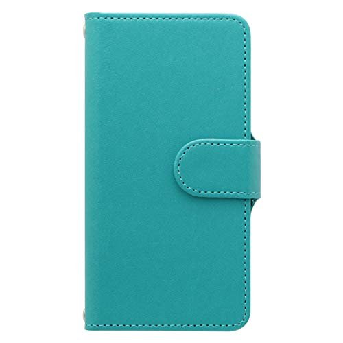 Android One X2 Case Cover Notebook Type Android One X2 #011 Smooth Turquoise Green Smartphone Cover Smartphone Case Notebook Case Notebook Cover x2-tc011-gn