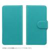 Android One X2 Case Cover Notebook Type Android One X2 #011 Smooth Turquoise Green Smartphone Cover Smartphone Case Notebook Case Notebook Cover x2-tc011-gn view 3
