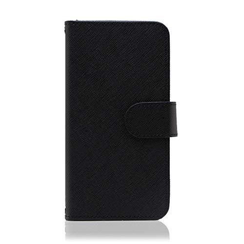 Aquos SH-02H Dm-01h Shv33 503sh Case Cover # 005 Black Smartphone Case Diary Case Diary Cover sh02h  TC005  BK