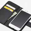 Aquos SH-02H Dm-01h Shv33 503sh Case Cover # 005 Black Smartphone Case Diary Case Diary Cover sh02h  TC005  BK view 4