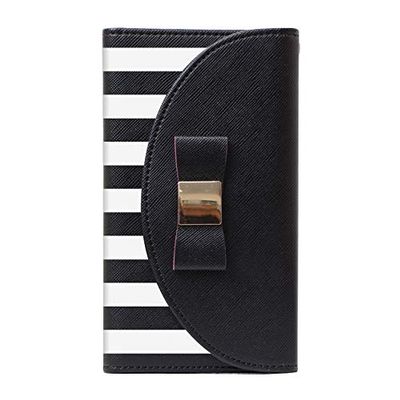 Android One X3 Case Cover Notebook Type Android One X3 #009 Ribbon Black Border Smartphone Cover Smartphone Case Notebook Case Notebook Cover x3-tc009-bk07