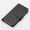 Android One X3 Case Cover Notebook Type Android One X3 #011 Smooth Black Smartphone Cover Smartphone Case Notebook Case Notebook Cover x3-tc011-bk view 2
