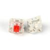 YMDK Gateron Switches Mx Keyboard Switch 3pin SMD LED Underglow Led Compatible for MX Mechanical Keyboards Transparent Cover White Base (SMD Red 68 PCS) view 1