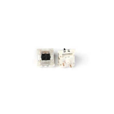 YMDK Gateron Switches Mx Keyboard Switch 3pin SMD LED Underglow Led Compatible for MX Mechanical Keyboards Transparent Cover White Base (SMD Black 24 PCS)