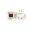 YMDK Gateron Switches Mx Keyboard Switch 3pin SMD LED Underglow Led Compatible for MX Mechanical Keyboards Transparent Cover White Base (SMD Brown 88 PCS) view 1