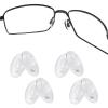4 Pairs Replacement Nosepieces Nose Pads for Maui Jim Baby Beach MJ245/Kahuna MJ162/Kawika MJ257/Wiki Wiki MJ246; for Oakley Whisker/WireTap/Half Wire 2.0/Crosshair 2.0 OO4044/Crosshair 1.0 Sunglasses view 1