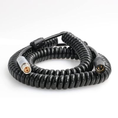 DRRI 2-Pin Fischer to XLR 3 pin Coiled Cable for ARRI Alexa XT/Alexa SXT
