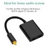 Eboxer Digital Fiber Optical Splitter 1 in 2 Out Audio Adapter Cable [ Enhancement] Audio Splitter Cable Fiber Converter for Computer CD DVD for for TV Box, etc view 3