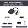 Eboxer Digital Fiber Optical Splitter 1 in 2 Out Audio Adapter Cable [ Enhancement] Audio Splitter Cable Fiber Converter for Computer CD DVD for for TV Box, etc view 4