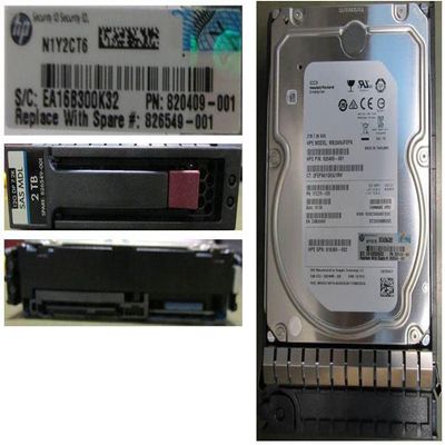 Hewlett Packard Enterprise HD 2TB 12G 7.2K 3.5 SAS MDL, 826072-B21