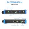 Rsrteng CCTV Camera Tester, 8K 32MP IP Camera Tester with POE++ Max 90W 8MP CVI TVI AHD SDI CVBS Camera Tester 7inch IPS Touch Screen CCTV Tester Support SFP, WiFi HD IPC Tester IPC-9800ADHS Pro view 2