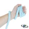 Paracord Planet Natural Twisted Cotton Rope (1/2 Inch, Aqua Blue, 50 Feet) - USA Made - Strong Triple-Strand Rope for Pet Toys, Sports, Home Dcor, Macram, Crafts, Indoor and Outdoor Use view 3
