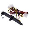 3 Channels PC Cooler Cooling Fan Speed Controller for CPU Case HDD VGA Fan with PCI Bracket Power by 12V Molex IDE 4pin view 1