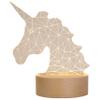 Innerest Night Light for Kids 3D Optical Illusion Lamp Cute Table Lamp Nursery Lamp (Unicorn) view 1