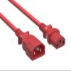 Cable Leader 3ft IEC-320 C13 to C14 Heavy-Duty Power Extension Cord 18 AWG 10A/250V SJT, Computer to PDU CPU Power Extension Cable, PC Power Cable view 1
