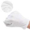 ENPOINT 10 Pairs Archival Photo Gloves, White Work Gloves for Handling Art Working Photography Womens Cloth Gloves Liners Bulk for Handling Jewelry, Film, Photo, Coin Metal Inspection Men & Women view 4