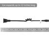 Stun Gun Charger Cord Compatible with VTS-T03, VTS-195; Police 305, Police 928-58, Avenger, Guard Dog Security, Jolt, Stun Master and Most Other Stun Guns Expandable to 12inch view 2