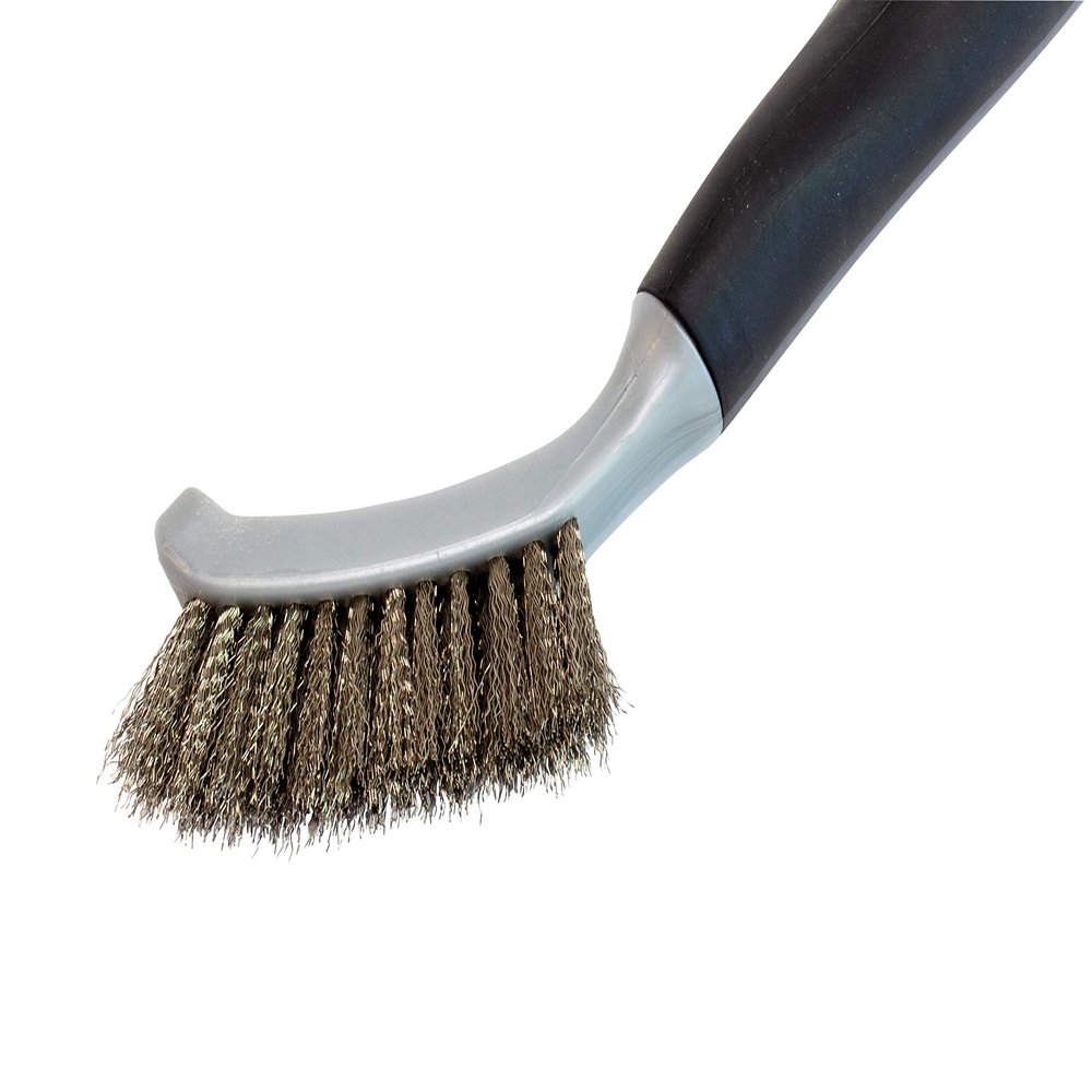 American Brush & Chems Mighty Metal Mini Shark Handheld Stainless Steel Grout Brush
