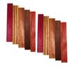 Pen Blanks - Purple Heart, Zebrawood, Sapele, Walnut, Padauk 10pk view 1