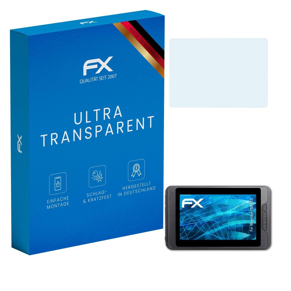 atFoliX Screen Protection Film compatible with Magellan TRX7 CS Screen Protector, ultra-clear FX Protective Film (3X)