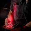 QUIQLITEX2 Tactical Red/White Hands-Free LED Pocket Light, 20-200 Lumens, Aluminum Housing (USB Rechargeable) view 4