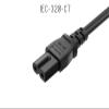 Cable Leader NEMA 1-15P to IEC320 C7 2-Prong Notebook Power Cord, Polarized, 18 AWG, SPT-2, 10A/125V, Black (15 ft) view 4
