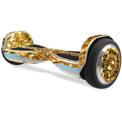 MightySkins Skin Compatible with Razor Hovertrax 1.5 Hover Board - Gold Chips | Protective, Durable, and Unique Vinyl Decal wrap Cover | Easy to Apply, Remove, and Change Styles | Made in The USA