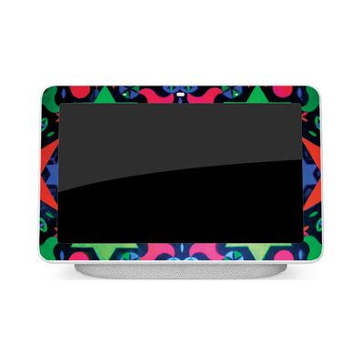 MightySkins Skin Compatible With Google Home Hub - Geometric Rave | Protective, Durable, and Unique Vinyl Decal wrap cover | Easy To Apply, Remove, and Change Styles | Made in the USA