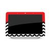 MightySkins Skin Compatible with Google Home Hub - Red Chevron | Protective, Durable, and Unique Vinyl Decal wrap Cover | Easy to Apply, Remove, and Change Styles | Made in The USA view 1