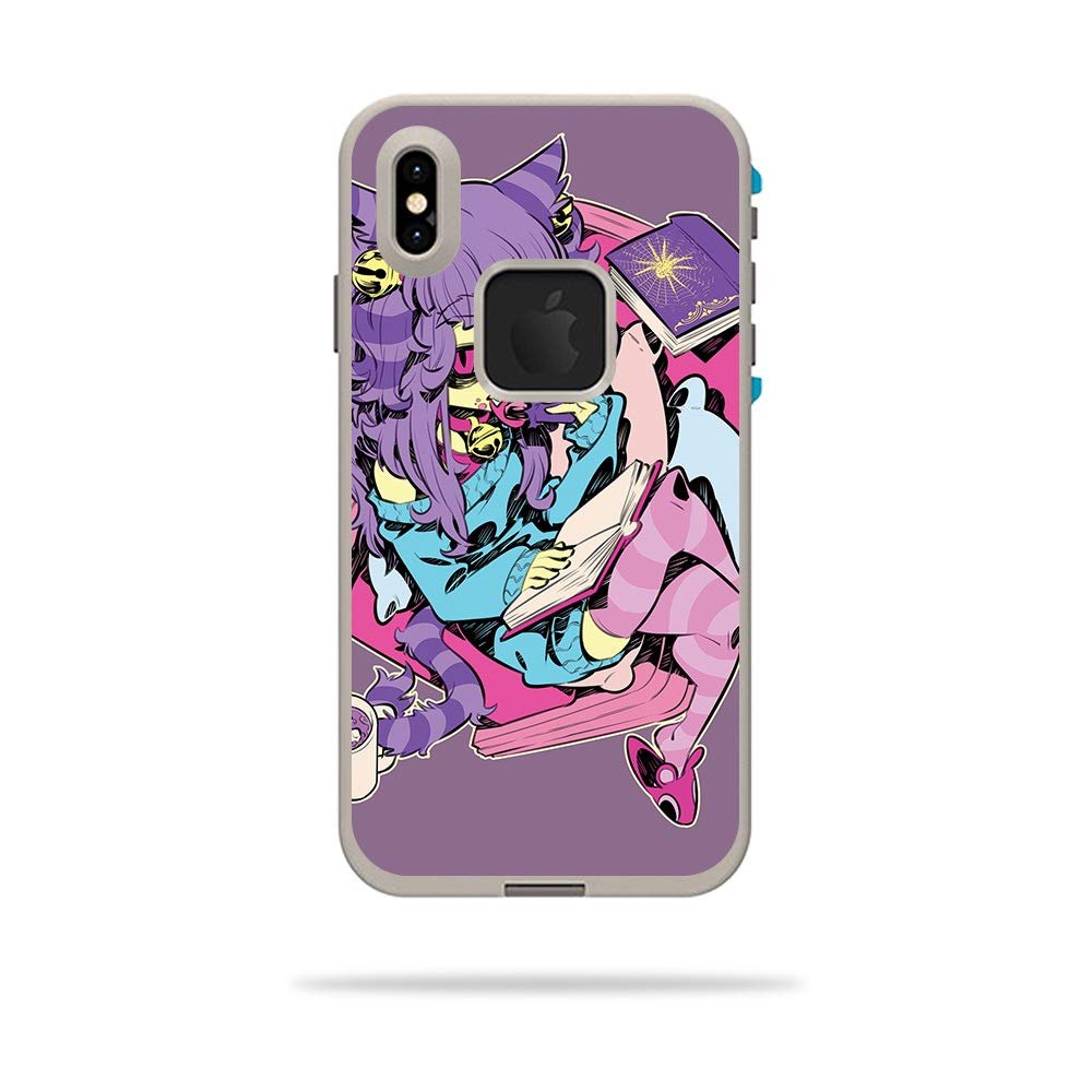 MightySkins Skin Compatible with LifeProof FRE iPhone Xs Max Case - Feline Girl | Protective, Durable, and Unique Vinyl Decal wrap Cover | Easy to Apply, Remove, and Change Styles | Made in The USA