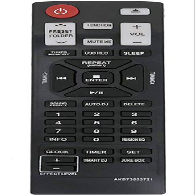 ALLIMITY AKB73655721 Remote Control Replacement for LG HiFi System CM8330 CM8430 CM8430W CM8530 CM8530S CMS8530F CMS8530W