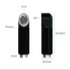 PrimoChill Male to Female G 1/4in. 90 Degree SX Rotary 35mm Extension Elbow Fitting - TX Matte Black view 2