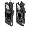 2 Neutrik NE8FDV-B Black RJ45 Cat 5 EtherCon Vertical PCB Chassis Mount Jack view 1