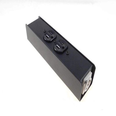 ProCraft Powercon ACDuplex Outlet Box, Loaded W/Neutrik, Not Wired. USAMade