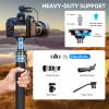 SIRUI P-424FS Carbon Fiber Monopod, 63" Monopod with Feet for Cameras, 4-Section, 360 Panorama, Modular 3 in 1, Quick Release Plate, Max Load 12kg/26lbs view 4